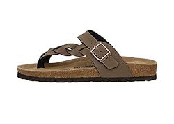 CUSHIONAIRE Women's Libby Cork footbed Sandal with
