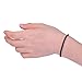 eBoot 40 Pack Black Hair Elastics Hair Ties Hair Bands Bulk Ponytail Holders (3 mm)