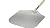 Pizza Supply 14 Inch X 16 Inch Aluminum Pizza Peel with Wood Handle