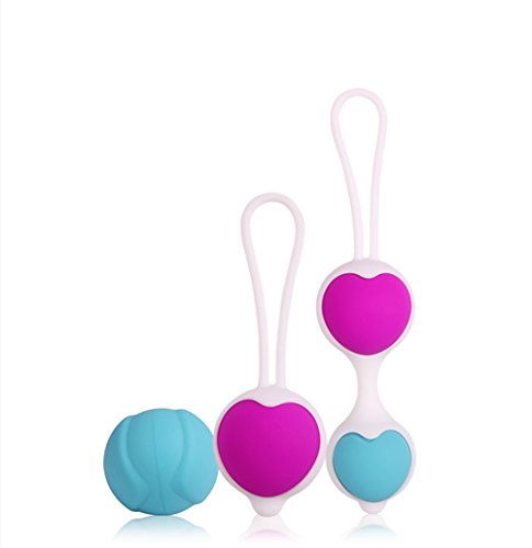 Kegel exercise weight training set for women - medical silicone b…