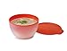 Joseph Joseph M-Cuisine Cool Touch Microwave Bowl Set of 2, Orange