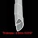YIOVVOM 21M 68 Ft PE Clear White Polyethylene Spiral Wire Wrap Tube PC Manage Cable 6mm 1/4'' for Computer Cable, Car Cable (Dia 6MM-Length21M, White)
