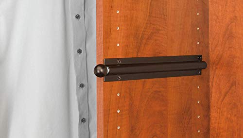 Standard Valet Rod, Oil Rubbed Bronze, 2 Pack 12 in. Closet Organizer
