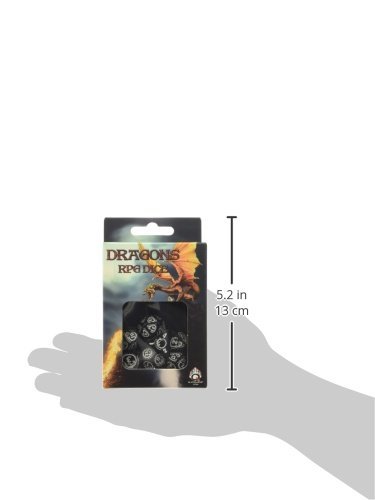 Dragon Dice Black/White (7) Board Game