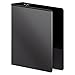 Wilson Jones Heavy Duty Round Ring View Binder with Extra Durable Hinge, 2 Inch, Customizable, Black (W363-44BA), 1-Pack