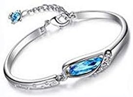 ブレスレット ガールフレンドのためのシンプルなブレスレットサファイアコールド誕生日ギフトの女性