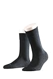 Falke Women's 1 Pair Sensitive Berlin Merino Wool Left And Right Socks 7.5-10 Black