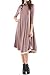 Pastel by Vivienne Women's Midi Swing Dress with Crochet Lace Trim Detail