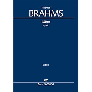 Nänie (Klavierauszug): op. 82, 1880