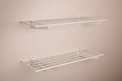 HyLoft 00967 45-Inch by 15-Inch Wall Shelf, Off White, 2-Pack (Certified Refurbished)
