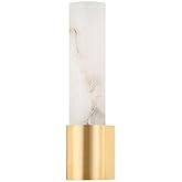 Hudson Valley Lighting 1151-AGB Ellington - 1 Light Bath Vanity-18 Inches Tall and 3.25 Inches Wide, Finish Color: Aged Brass