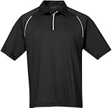 Tri Mountain Gold StretchFit Jersey Zip Polo. 409 Huntington