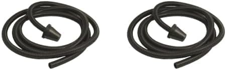 Mirka Hose 4 m x Ø 20 mm for Hand Sanding and Suction - Conical Adapter for All Vacuum Cleaners - Dust-Free Sanding (Pack of 2)