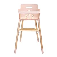 Asunflower Wooden High Chair Adjustable Feeding Baby Highchairs Solution with Tray for Baby/Infants/Toddlers