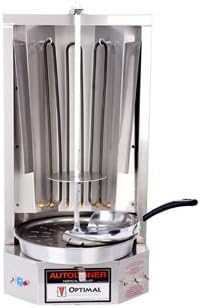 Autodoner 3PE-208V Optimal Electric Vertical Broiler for Gyros, 208V Stainless Steel