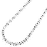 Sterling Silver Italian 3mm Solid Franco Square Box Link 925 Rhodium Necklace Chain 16