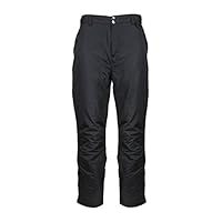 Arctic Quest Mens Black Insulated Pocket Snow Pants, 3XL