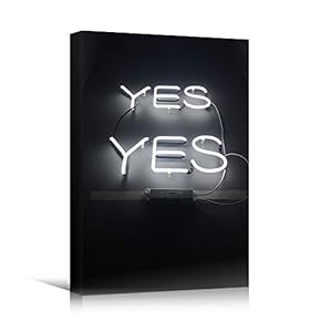 signwin Canvas Wall Art Light Quotes Bedroom Industrial...