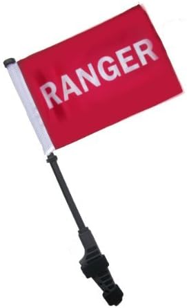 SSP Flags Ranger Small 6x9 Golf Cart Flag EZ On & Off Bracket
