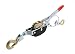 ABN Heavy-Duty Hand Puller with Cable Rope - 2 Ton Capacity, Single (1) Gear, 2 Hooks - Come Along Cable Puller Tool