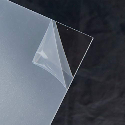 Pickguard Blank Sheet 315mm x 240mm Material for Electric Guitar or Bass NEW (1 Ply Clear)