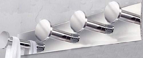 Ginger 2810Q/PC Surface Quadruple Robe Bath Towel Hook, Polished Chrome - Thumbnail 2