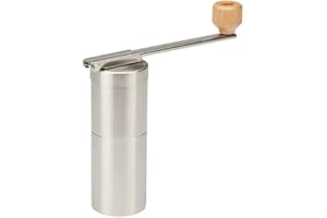 Snow Peak Field Barista Grinder - Stainless Steel Manual Coffee Grinder with Adjustable Burr - Durable & Portable Coffee Maker for Camping - Barista-Quality Camping Accessories