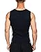 Rdfmy Men Sweat Vest Neoprene Sauna Waist Trainer Vest Body Shaper Compression Shirt Slimming Workout Tank Tops