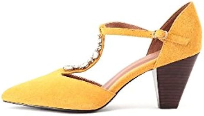 ジルスチュアート 美人百花9月号掲載 ジーンtストラップパンプス Mustard 23 5 ファッションサンダル Amazon