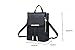 Z-joyee Casual Purse Fashion School Leather Backpack Shoulder Bag Mini Backpack for Women & Girls Black