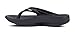 OOFOS Women's Oolala Thong, Black, 11 M US