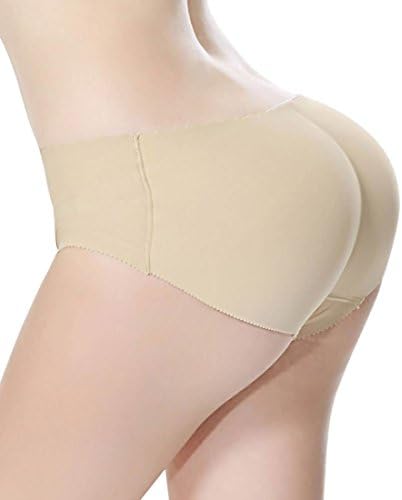 Wooomaya Women's Padded Seamless Bottom Butt Hip Enhancing Briefs