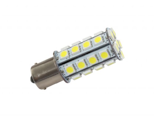 Grv Ba15s 1156 1141 High Power Car LED Bulb 30-5050SMD DC 12V Cool White Pack of 2
