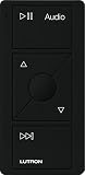 Lutron Caseta Wireless Pico Remote for Audio, Works with Sonos, PJ2-3BRL-GBL-A02, Black