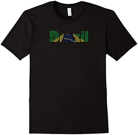 Mens Vintage Distressed Brazil T-Shirt - Retro 70's - 80's 2XL Black