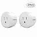 LUMIMAN Smart WiFi Plug Outlet Compatible with Alexa and Google Home Assistant, No Hub Required, 2 Pack