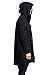 VICTORIOUS Men's Long Length Cloak Cardigan Hoodie JK701 - Black - Large - J7A