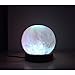 ESOW USB Himalayan Salt Lamp with Wooden Base Round Multi Color Changing LED Light About 2.3 Inches 1.4 lbs Mini Air Purifier for Office Home Hotel Yoga, Meditation, Relieves Anxiety and Relaxing