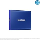 Samsung T7 Portable SSD 1 TB USB 3.2 Gen2 Indigo Blue MU-PC1T0H/WW view 2