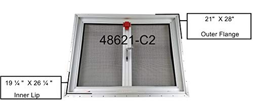 Heng's 48621-C2-ES RV Roof Escape Hatch Cut-Out 19 1/4" x 26 1/4"