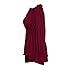 SUNNOW Women's V-Neck Long Sleeve Casual Loose T-Shirt Blouse Top (XL, Wine Red)