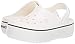 Crocs Kids' Crocband Platform Clog | Comfortable Slip-On Platform Shoes, White/White, 3 US Big Kid