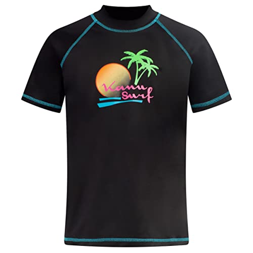 Kanu Surf Girls, Jade Rash Guard UPF 50+ Sun Protection Short Sleeve Swim Shirt…