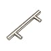 homdiy Brushed Nickel Cabinet Pull Kitchen Cabinet Handles HD201SN Drawer Pulls Brushed Nickel Cabinet Door Handles, 20Pack 3-1/2in Hole Centers Kitchen Door Handles for Cabinets