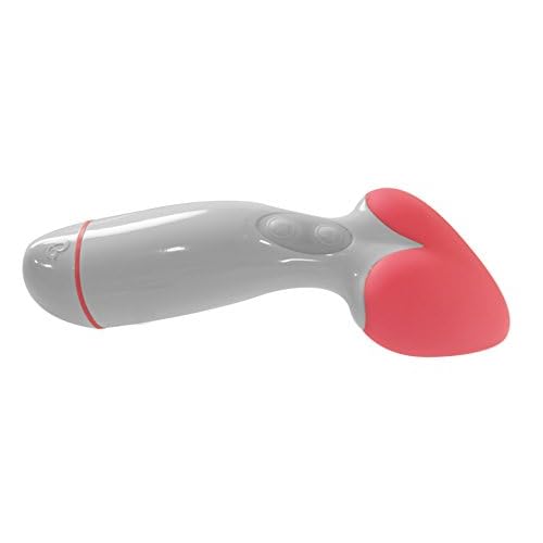 Rocks Off Luv Massager, White/pink image