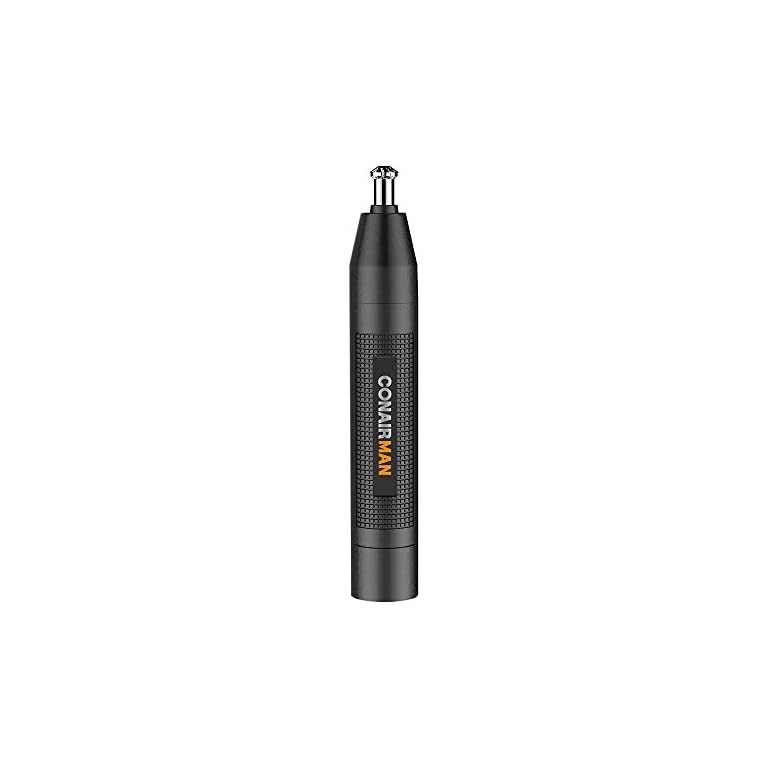 ConairMAN Battery-Powered Ear/Nose Trimmer, Includes Detailer and Shaver Attachment