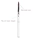 BQAN Fashion Acrylic Nail Brush Metal Handle Kolinsky Hair Nail Art Brushes 14#