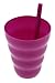 Arrow Sip-A-Cup with Built In Straw For Kids Includes Purple, Blue, Green, Orange (8 Pack)
