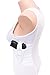 Graystone Holster Tank Top Shirt Concealed Carry Clothing for Women Concealment Compression CCW Tactical Clothes (Medium, White)