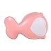 Slow rising squishy  Soft Whale Cartoon Squishy Slow Rising Squeeze Toy Phone Straps Ballchains (Pink)